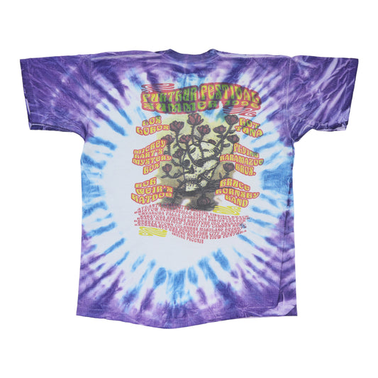 1996 Further Festival Tour Tie Dye Shirt Back