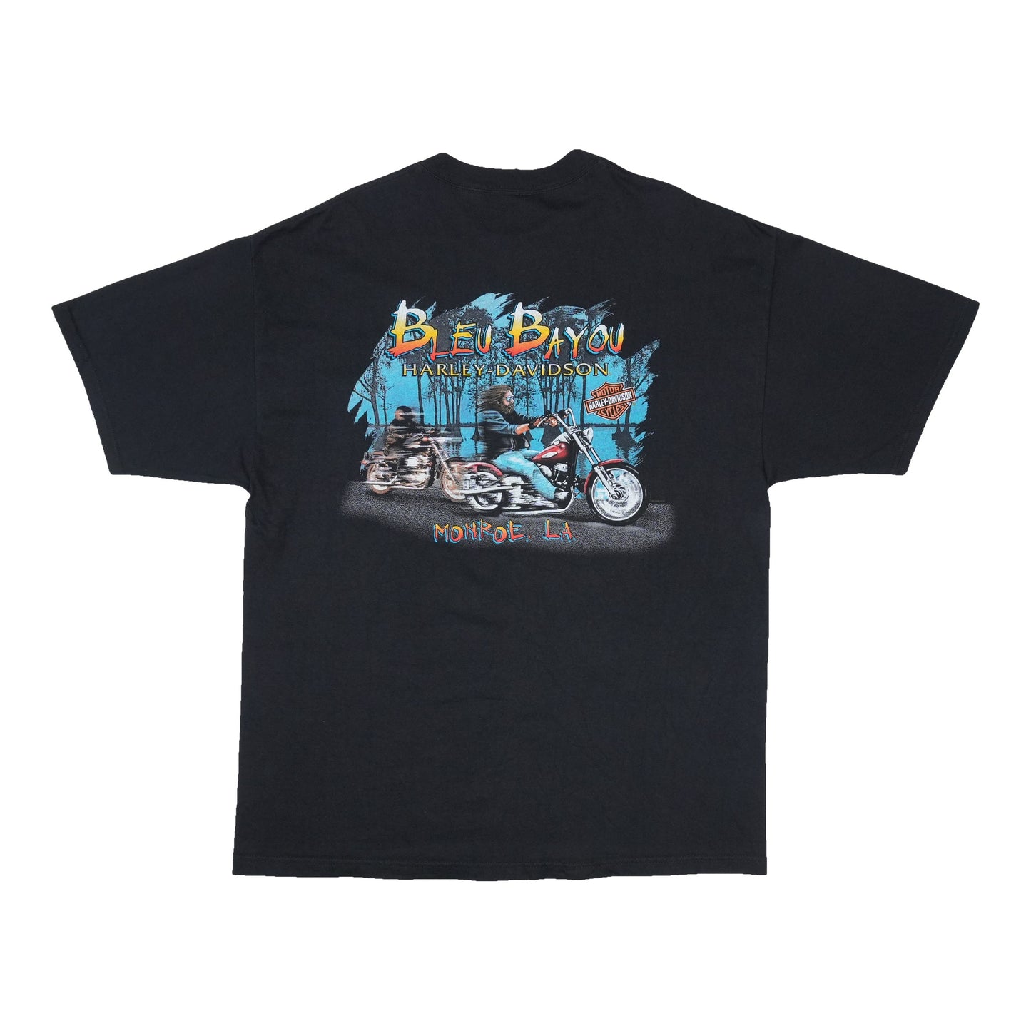 1996 Harley Davidson Bleu Bayou Monroe Louisiana Shirt
