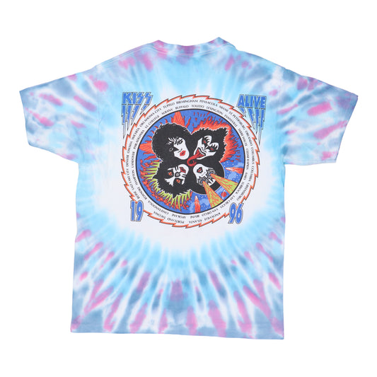 1996 Kiss Reunion Tour Tie Dye Shirt