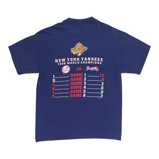 1996 New York Yankess World Series Champions Shirt Back