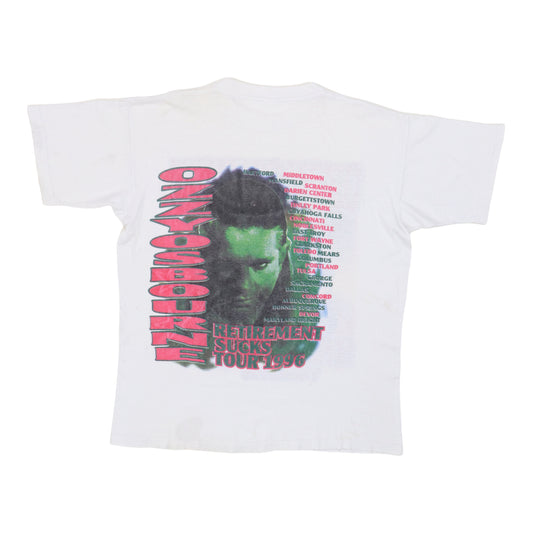 1996 Ozzy Osbourne Retirement Sucks Tour Shirt Back