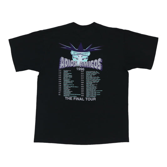 1996 Ramones Adios Amigos Tour Shirt Back