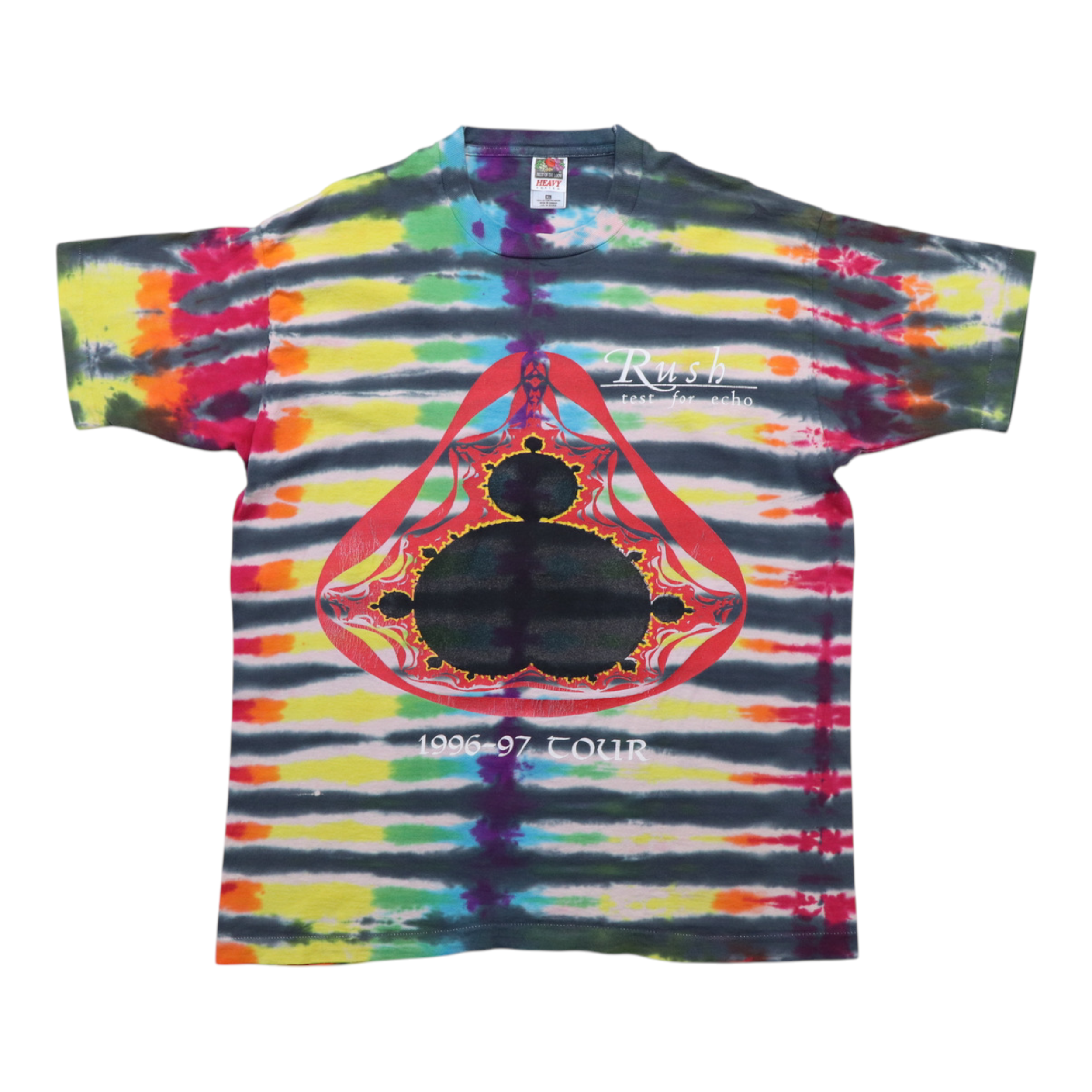 1996 Rush Test For Echo Tie Dye Tour Shirt | Authentic Vintage Tee