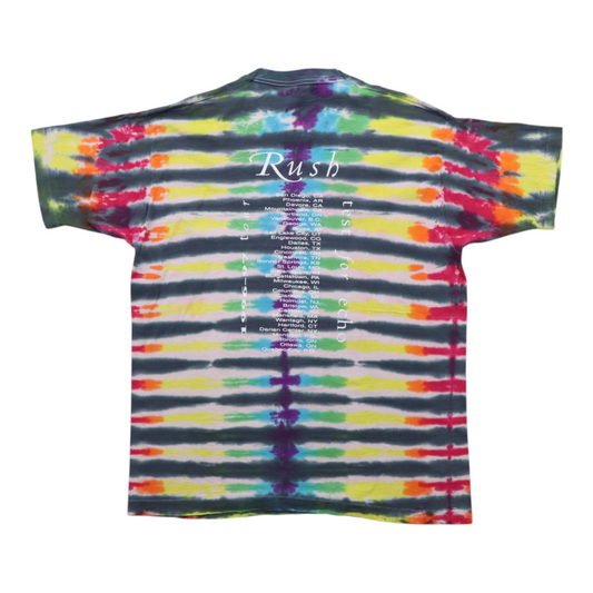 1996 Rush Test For Echo Tie Dye Tour Shirt Back
