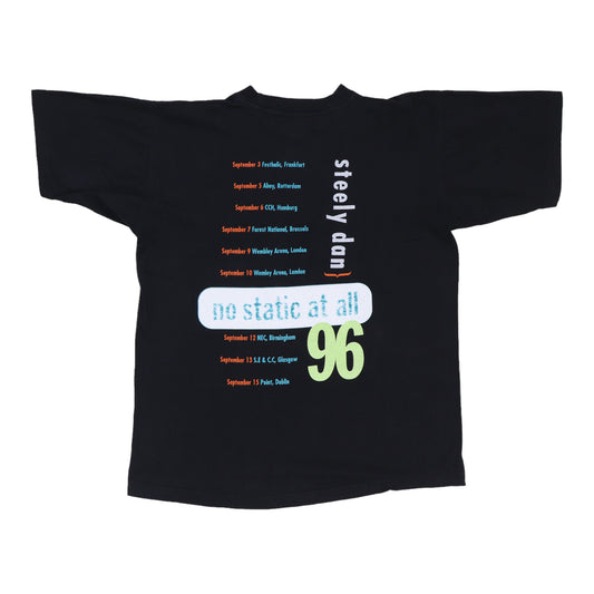 1996 Steely Dan No Static At All Tour Shirt Back