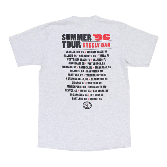 1996 Steely Dan Summer Tour Shirt Back