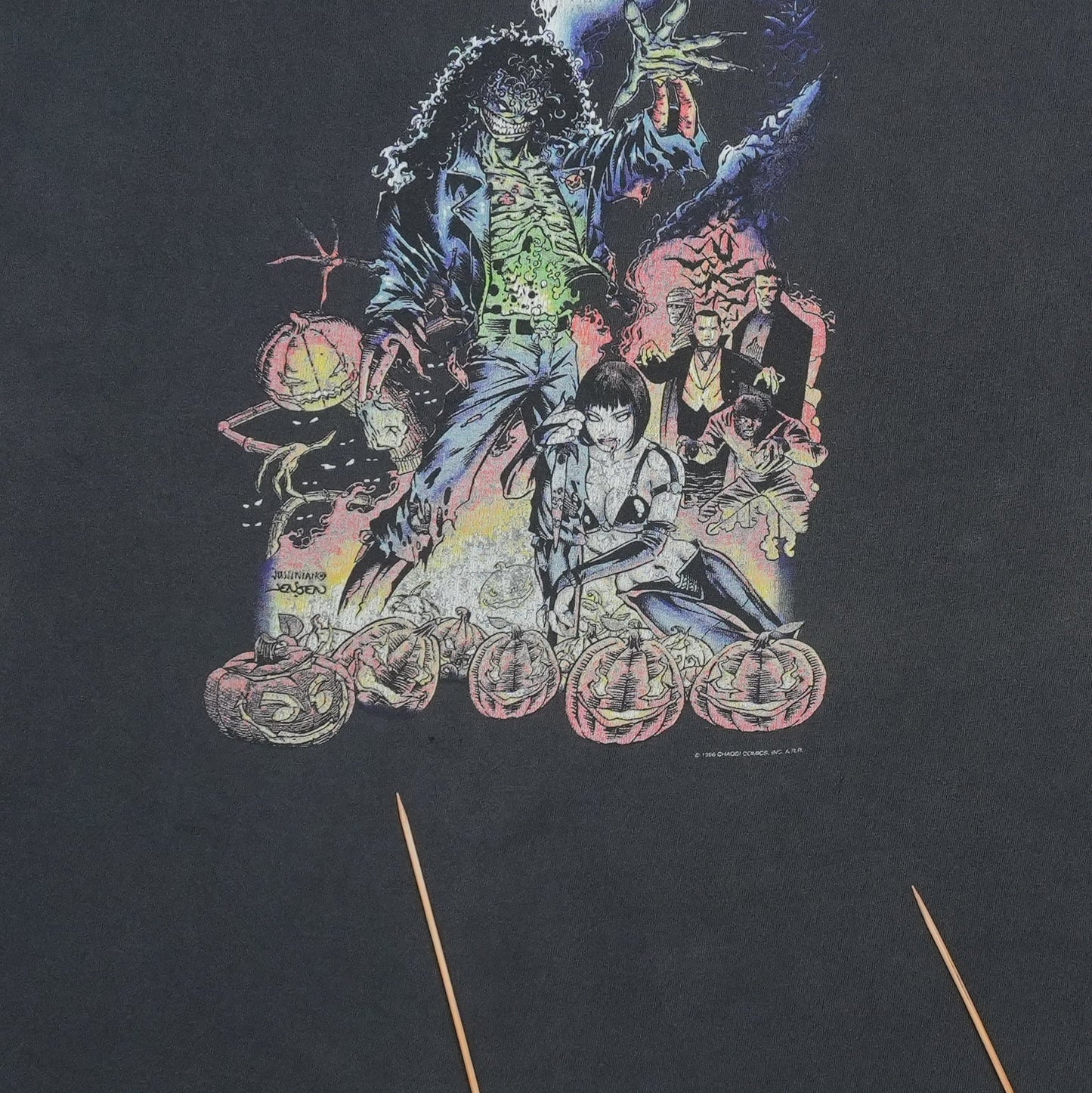 1996 Evil Ernie Chaos Comics Shirt Detail 3