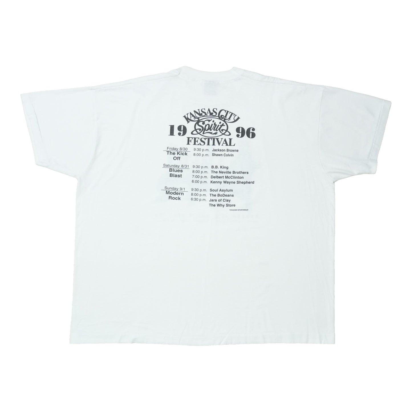 1996 Kansas City Spirit Fest Shirt