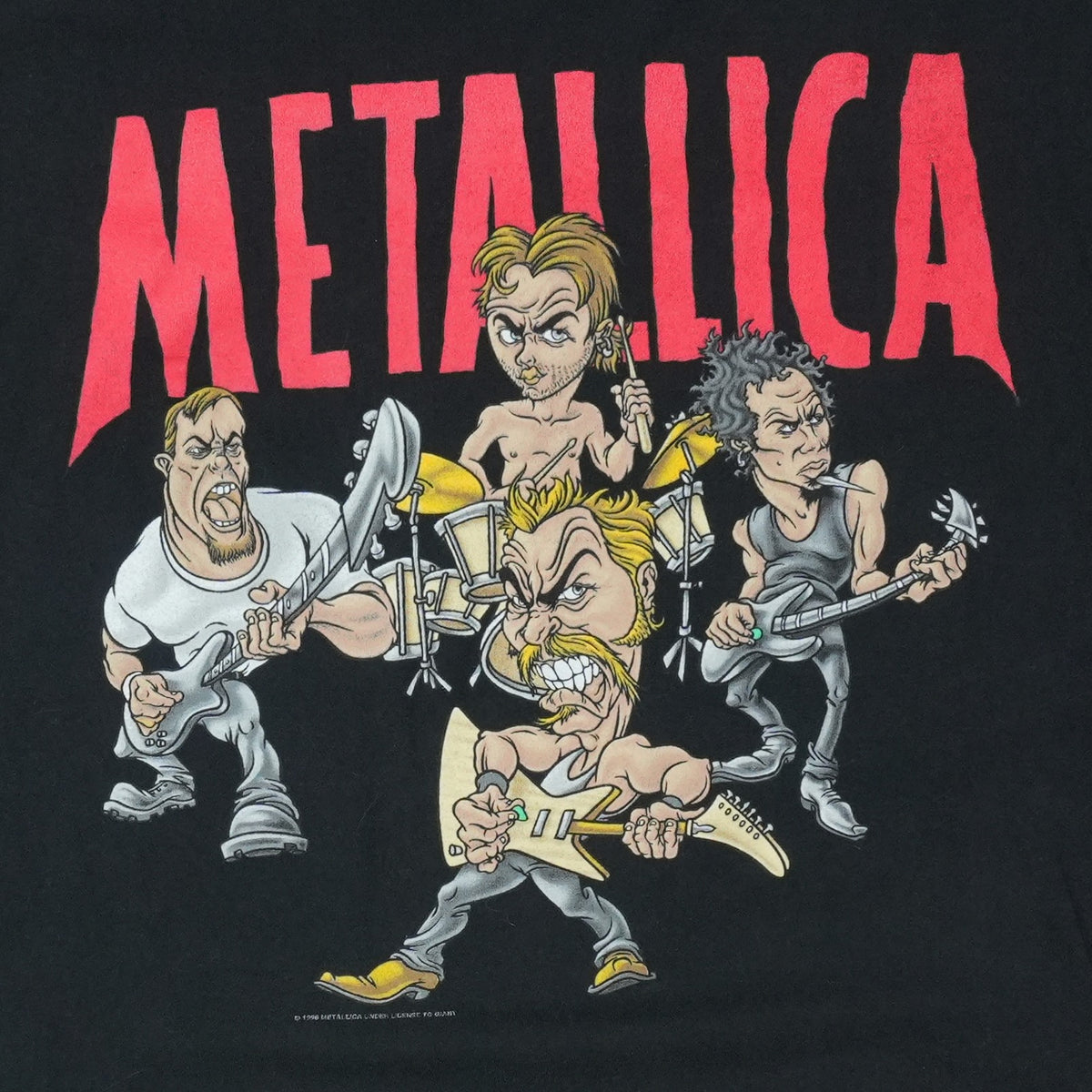 1996 Metallica Cartoon Tour Shirt
