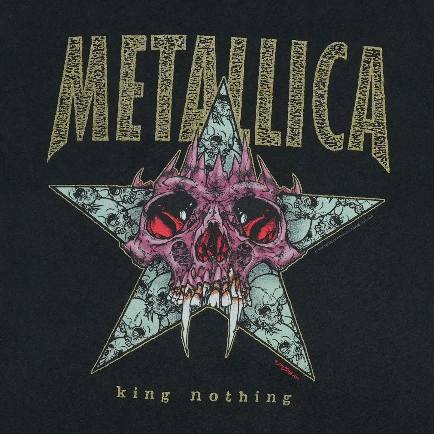 1996 Metallica King Nothing Load Shirt Detail 3