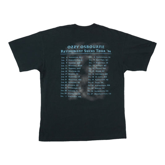1996 Ozzy Osbourne Retirement Sucks Tour Shirt