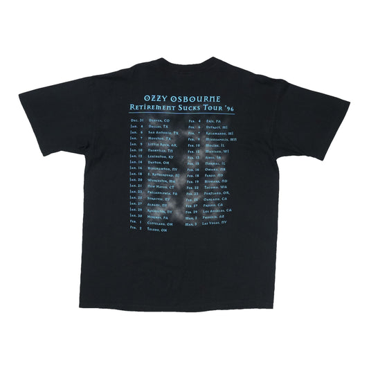 1996 Ozzy Osbourne Retirement Sucks Tour Shirt