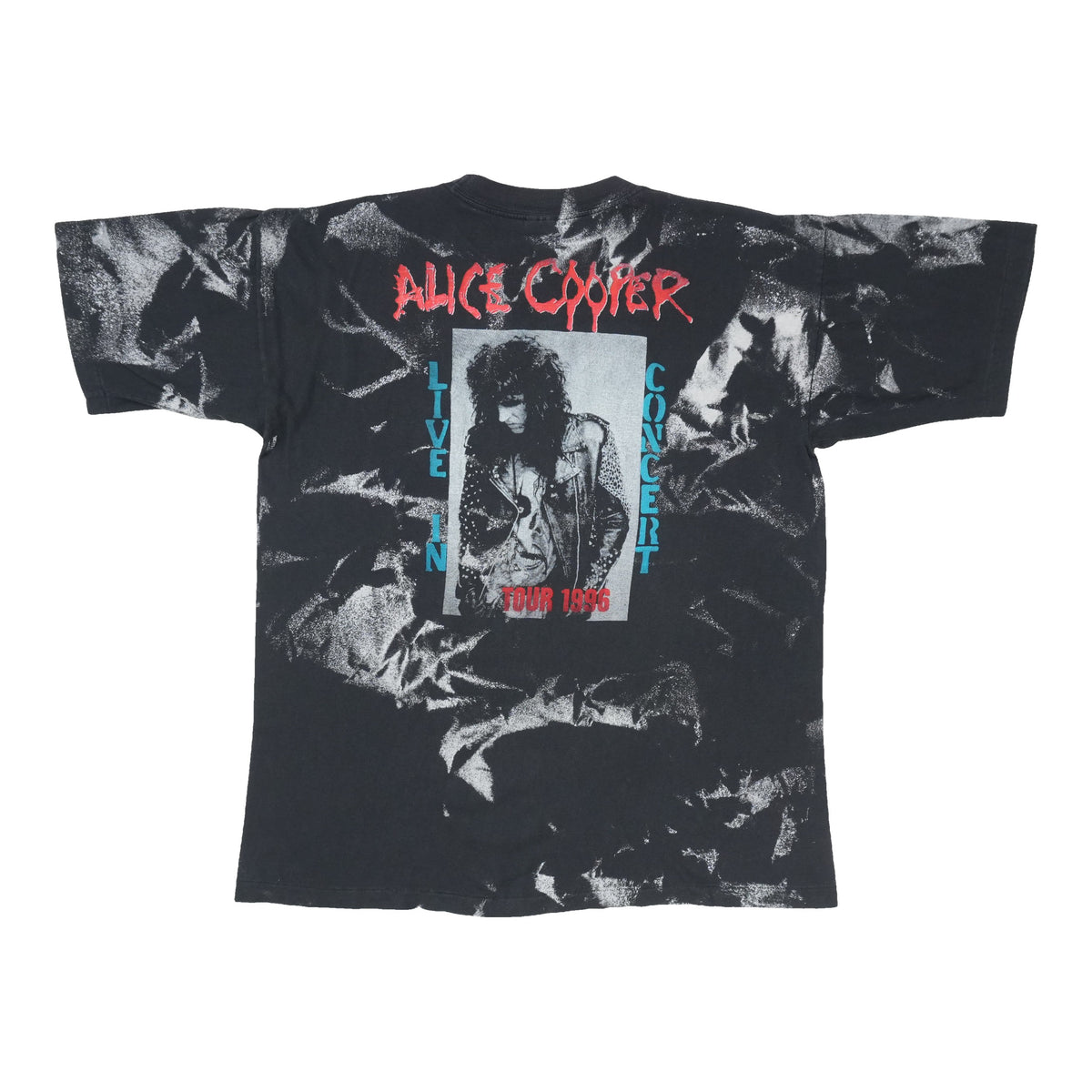 1996 Scorpions And Alice Cooper All Over Print Tour Shirt