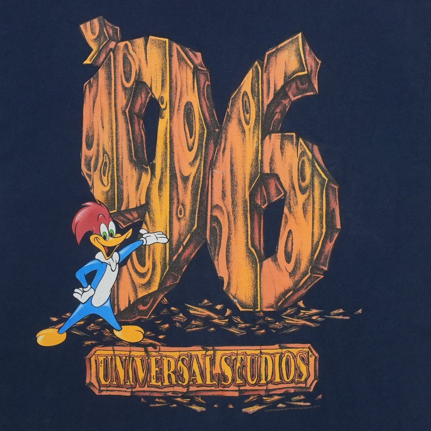 1996 Woody Woodpecker Universal Studios Shirt Detail 2
