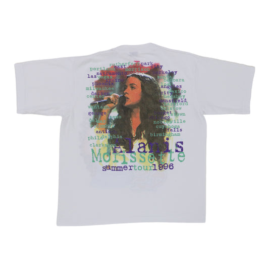1996 Alanis Morissette Summer Tour Shirt Back