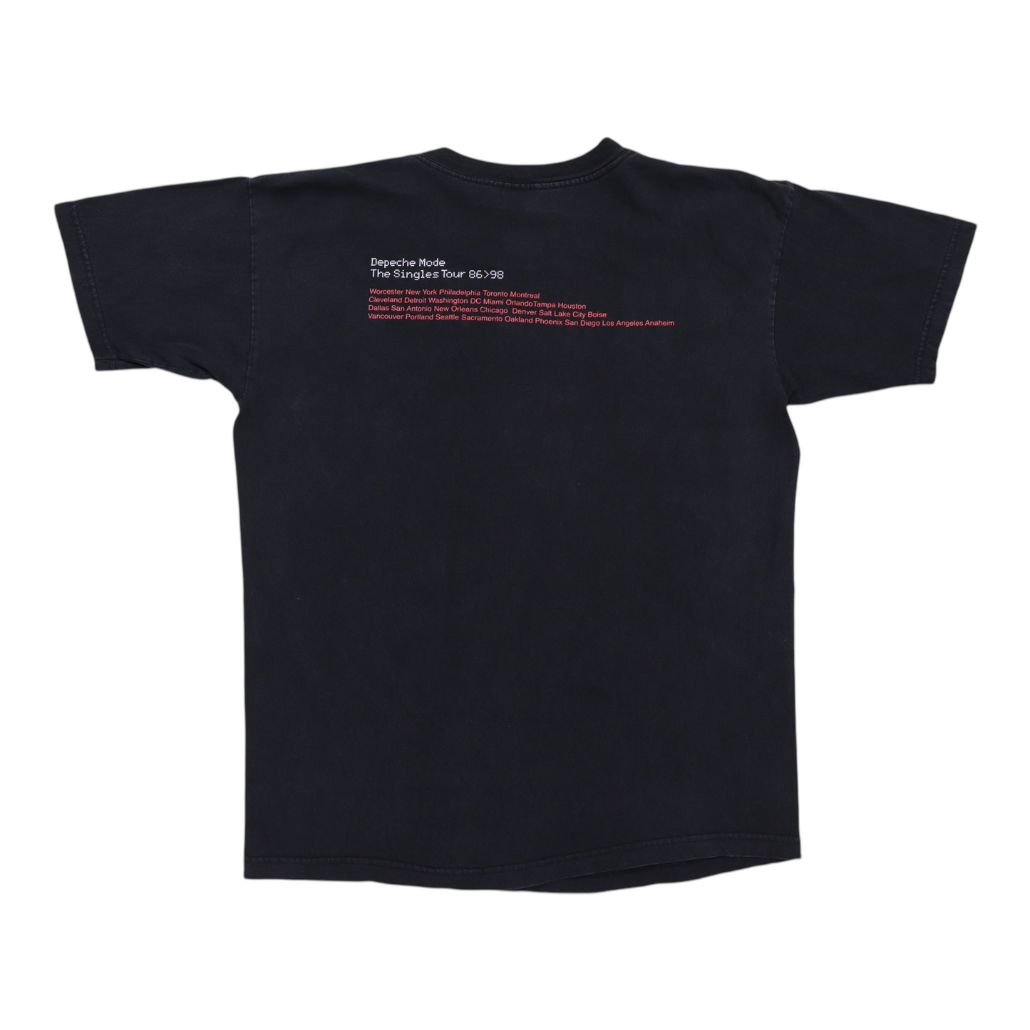 1996 Depeche Mode The Singles Tour Shirt