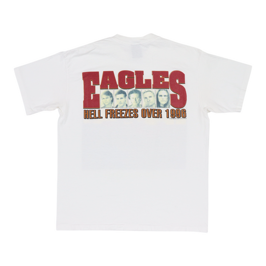 1996 Eagles Hotel California Hell Freezes Over Tour Shirt Back