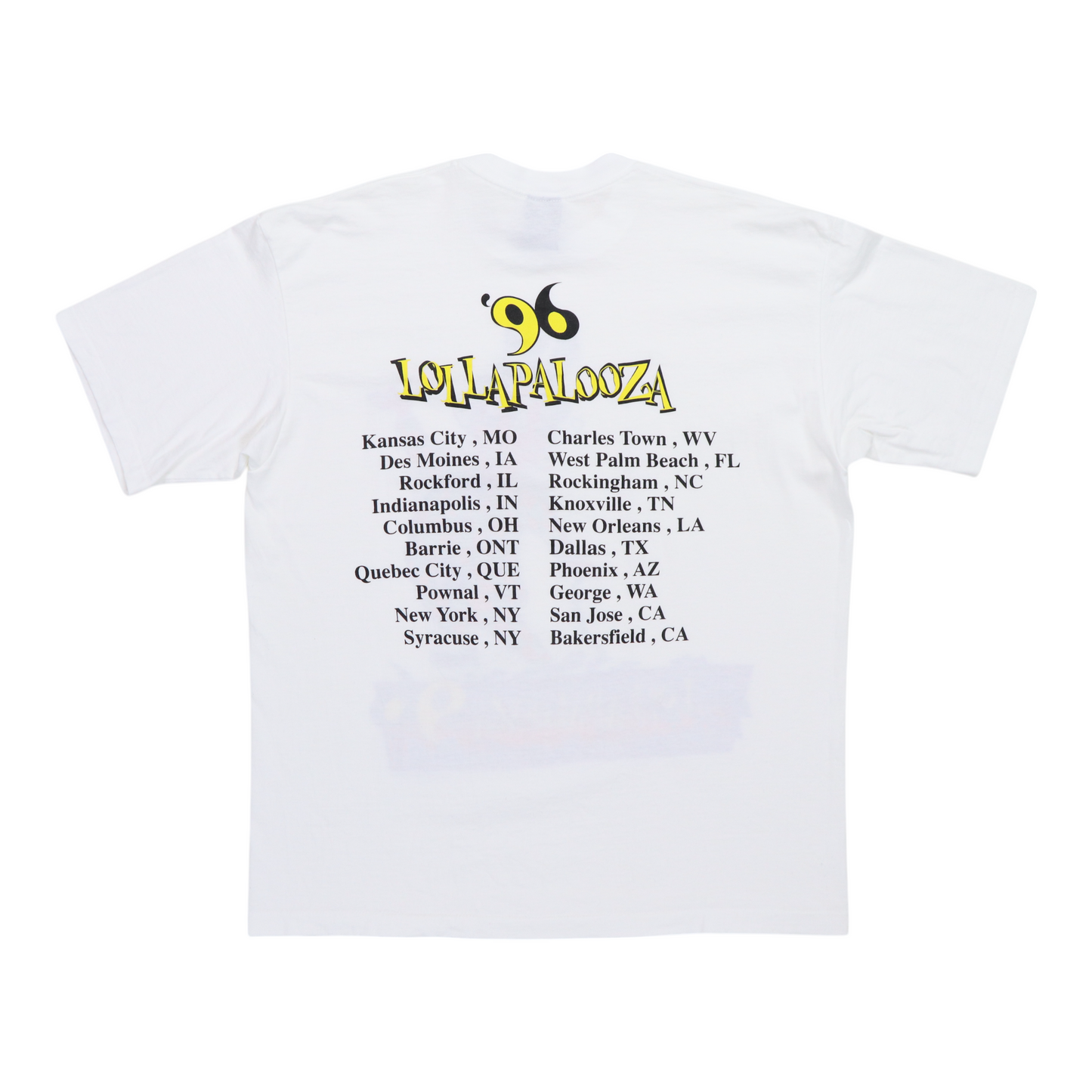 1996 Lollapalooza Tour Shirt