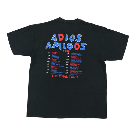 1996 Ramones Adios Amigos Final Tour Shirt Back
