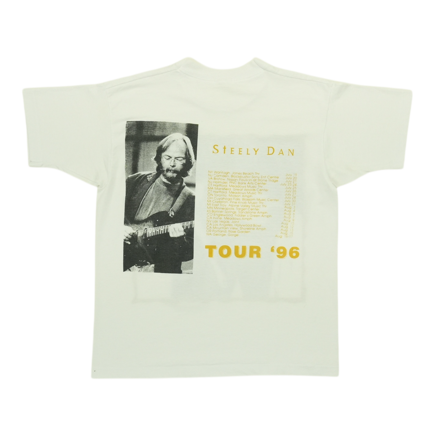 1996 Steely Dan Alive In America Tour Shirt