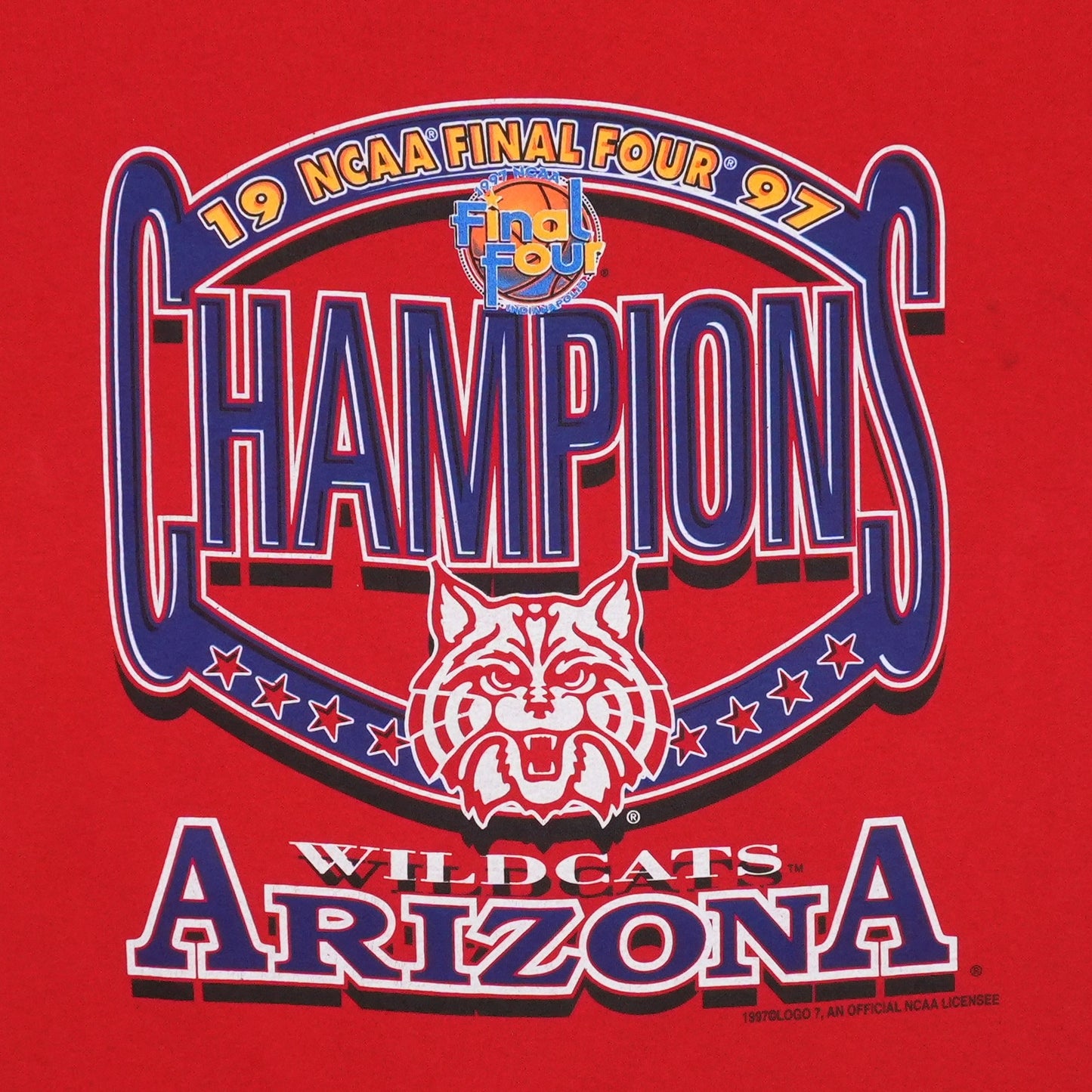 1997 Arizona Wildcats Final Four Champions Shirt