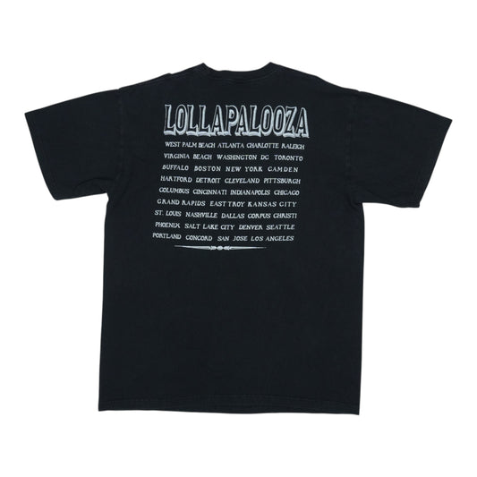 1997 Lollapalooza Music Festival Tour Shirt Back