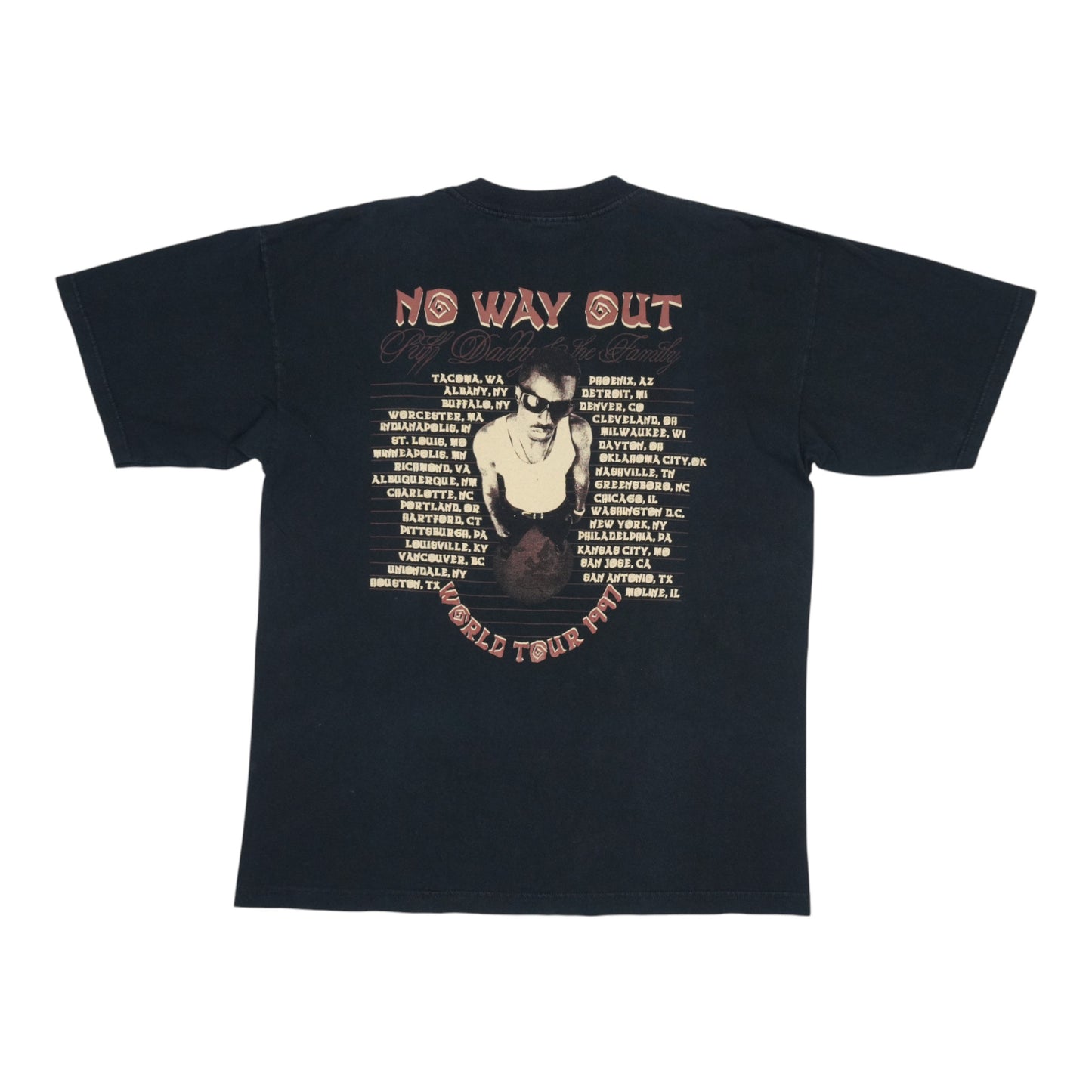 1997 Puff Daddy No Way Out Tour Shirt