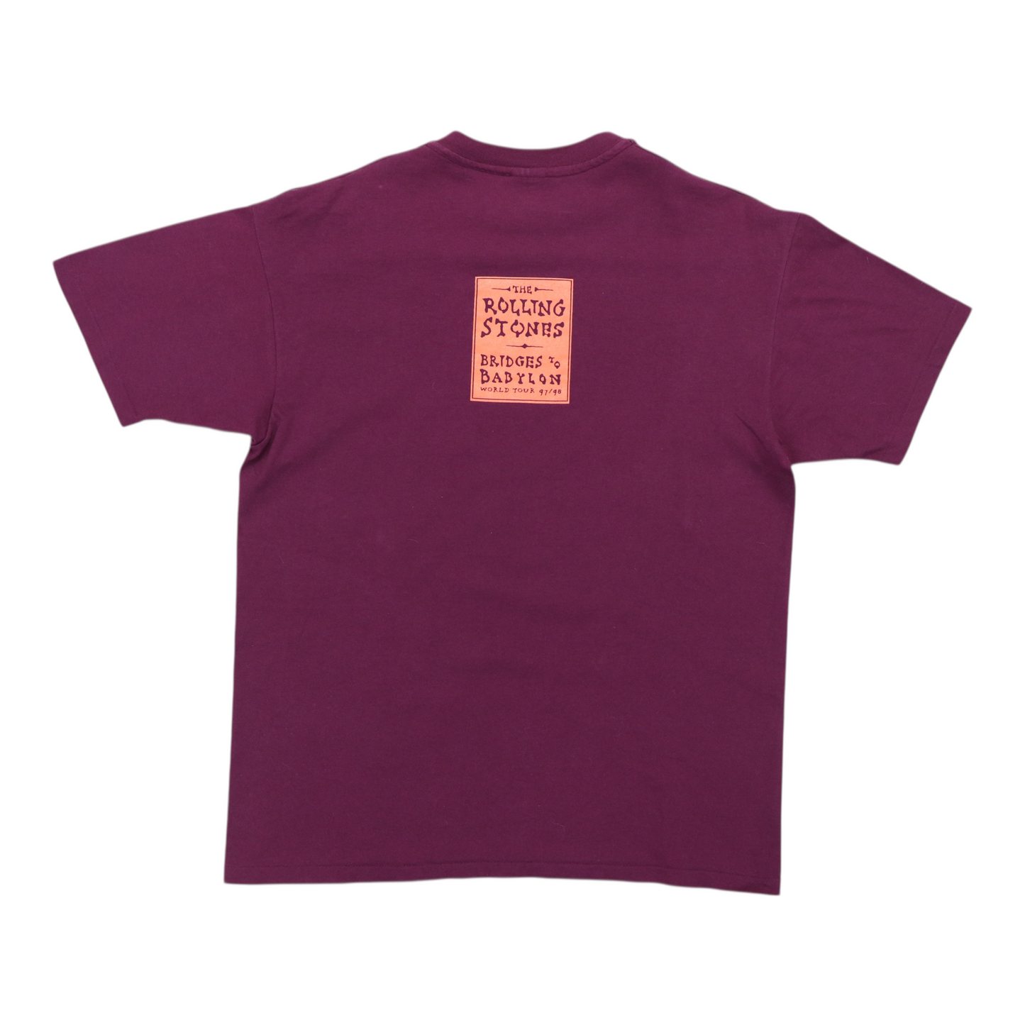 1997 Rolling Stones Bridges To Babylon Tour Shirt