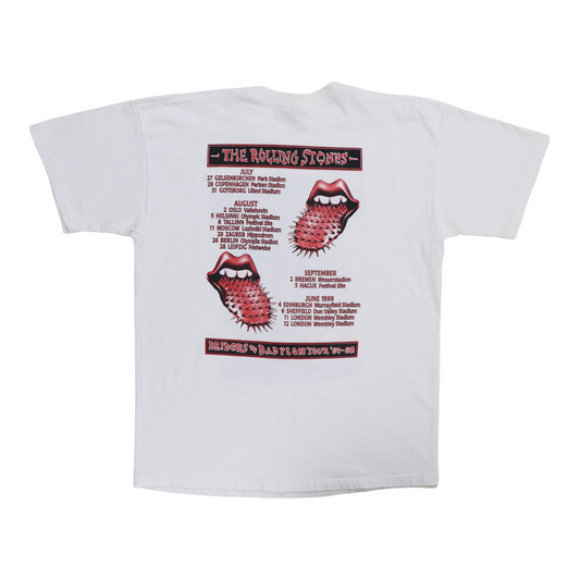 1997 Rolling Stones Bridges To Babylon Tour Shirt Back