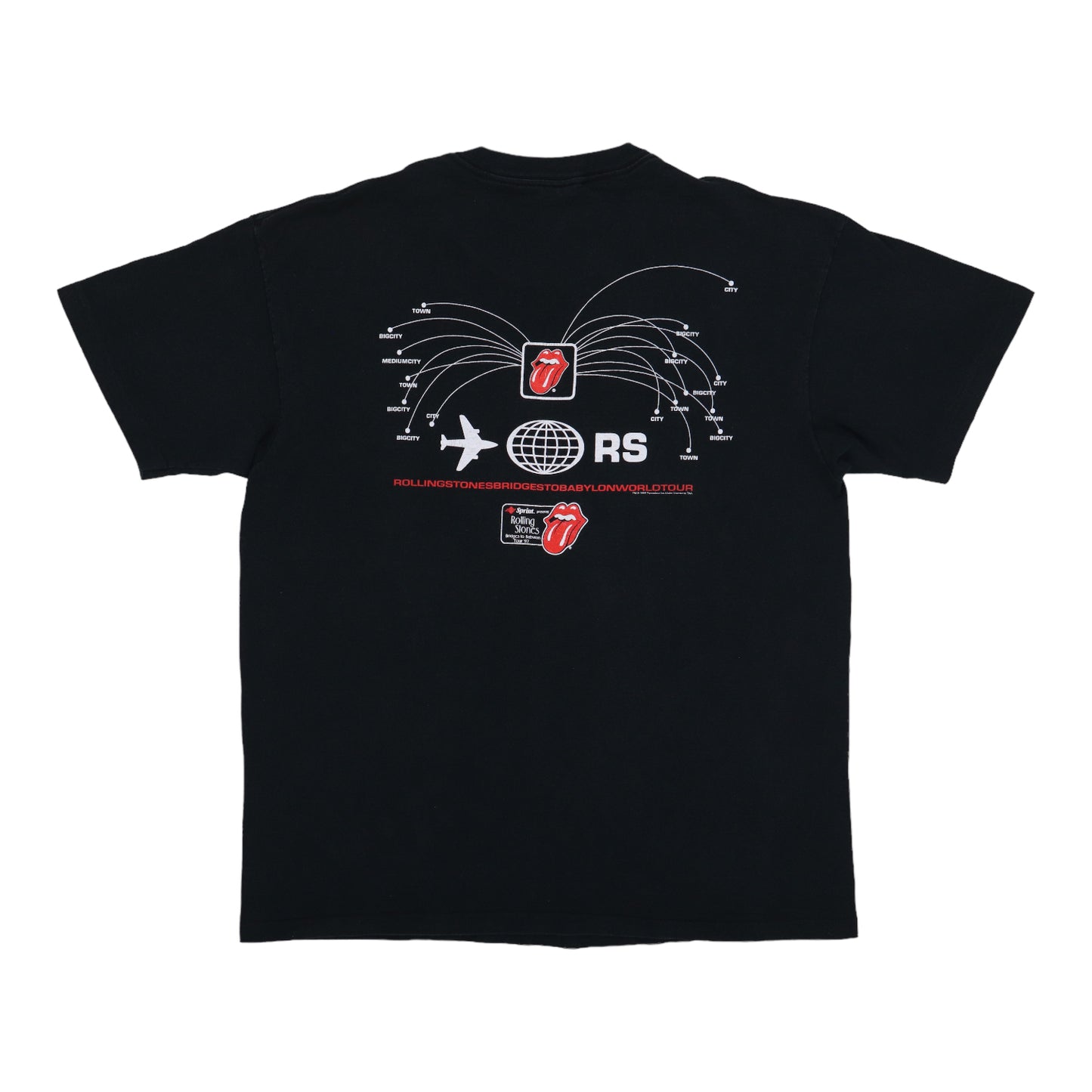 1997 Rolling Stones Bridges To Babylon Tour Shirt