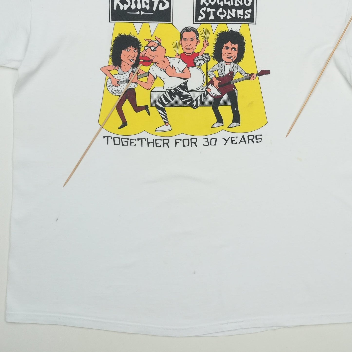 1997 Rolling Stones Together KSHE 95 Concert Shirt Detail 3