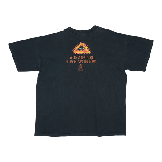 1997 Santana Create A Masterpiece Of Joy Shirt Back