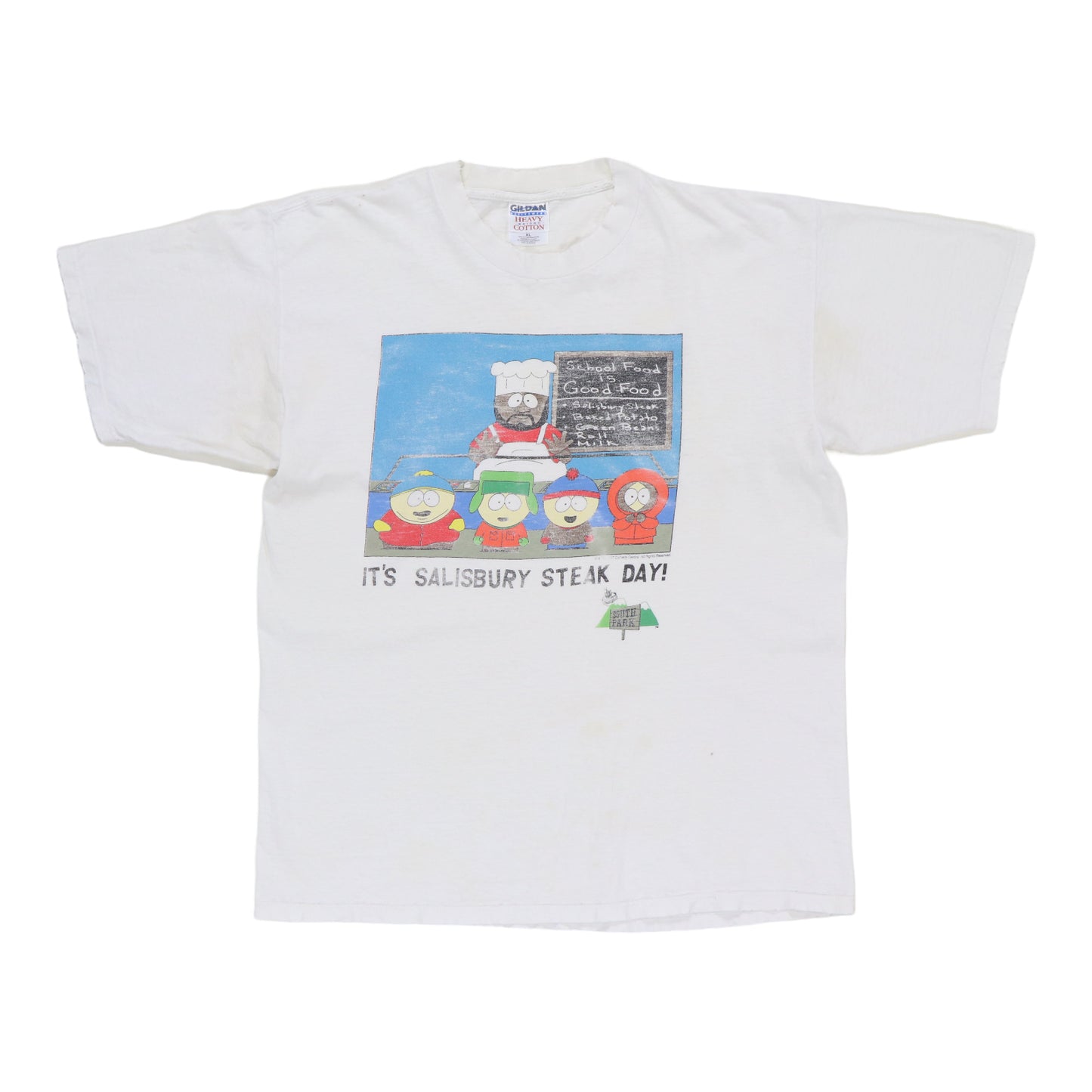 1997 South Park Salisbury Steak Day Shirt
