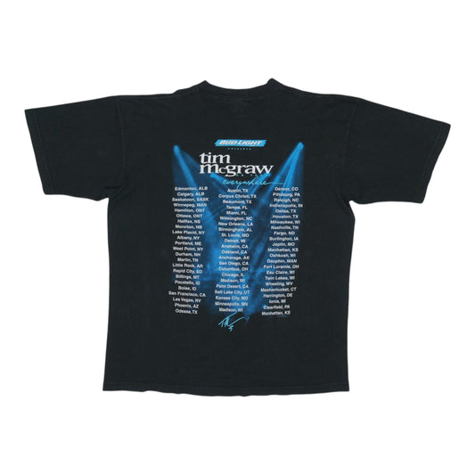 1997 Tim McGraw Everywhere Tour Shirt Back
