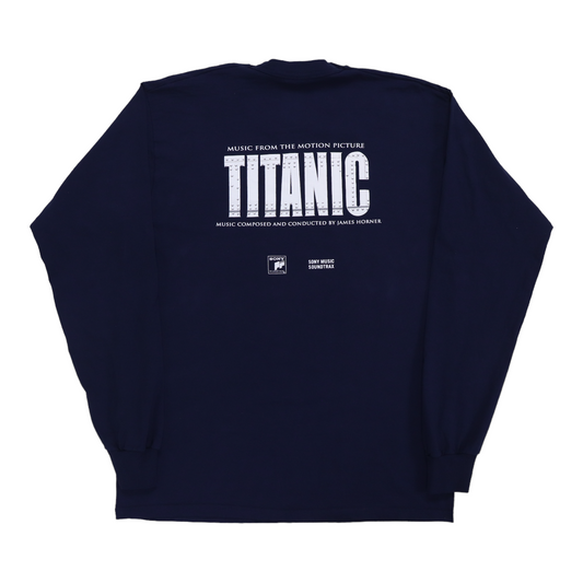 1997 Titanic Soundtrack Promo Long Sleeve Shirt Back