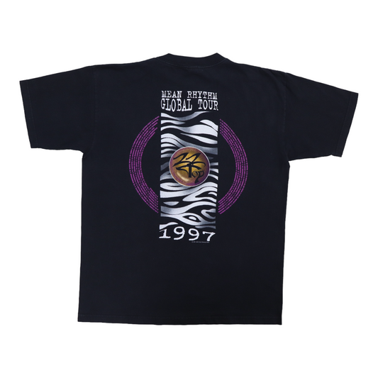 1997 ZZ Top Mean Rhythm Global Tour Shirt Back