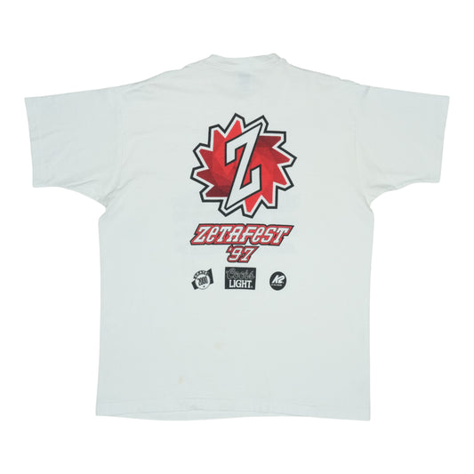 1997 Zetafest Music Festival Shirt Back