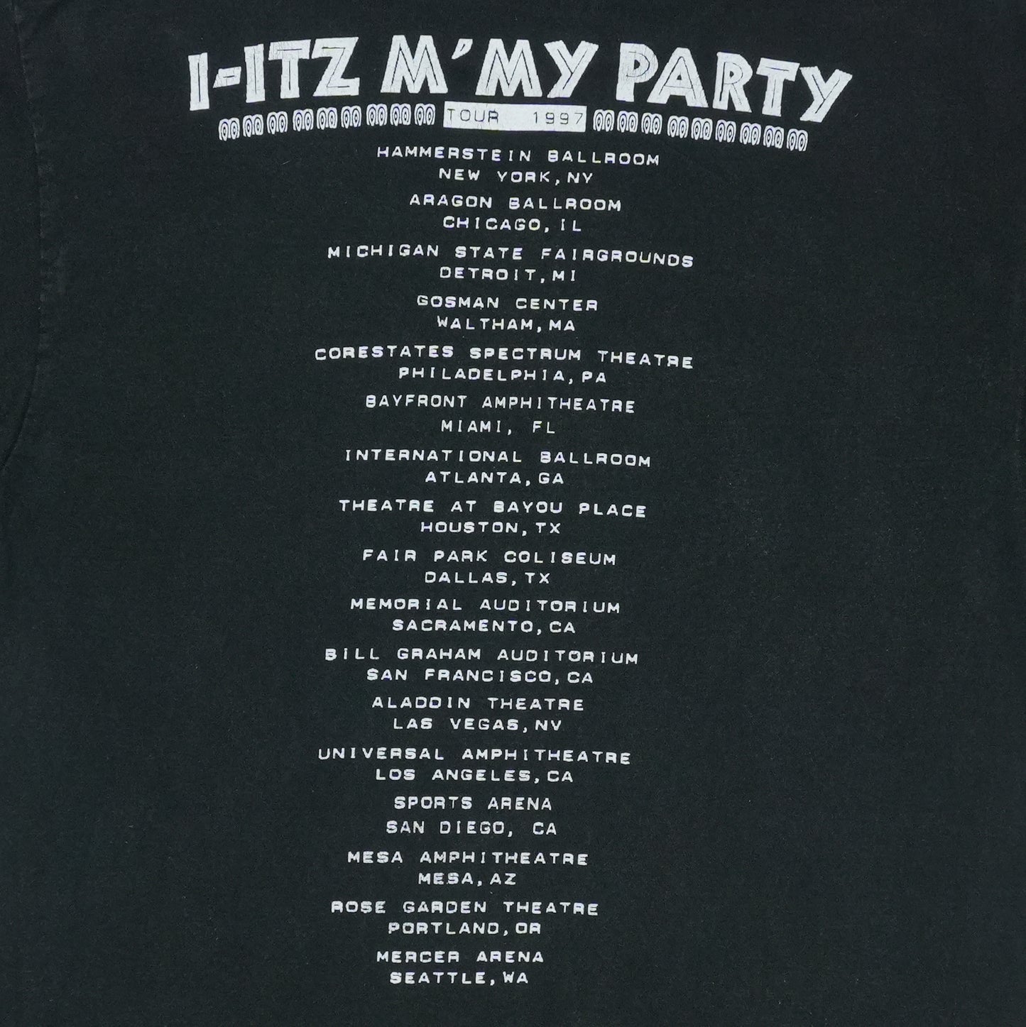 1997 Jane's Addiction Itz M'My Party Tour Long Sleeve Shirt