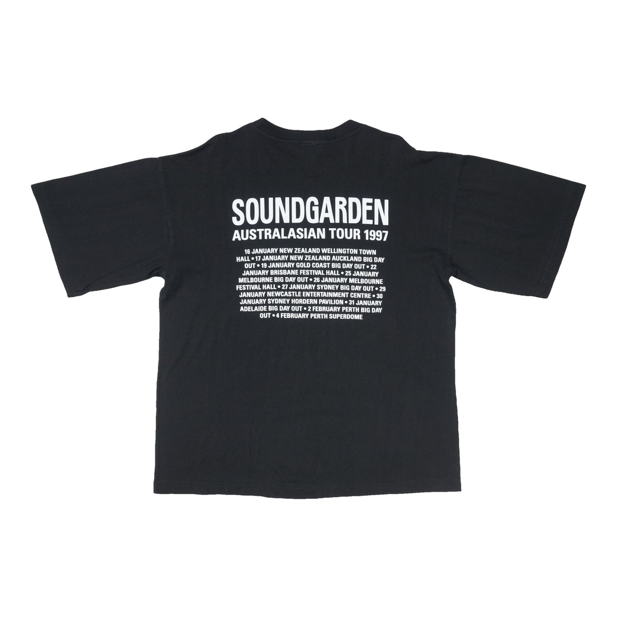1997 Soundgarden Australasian Tour Shirt