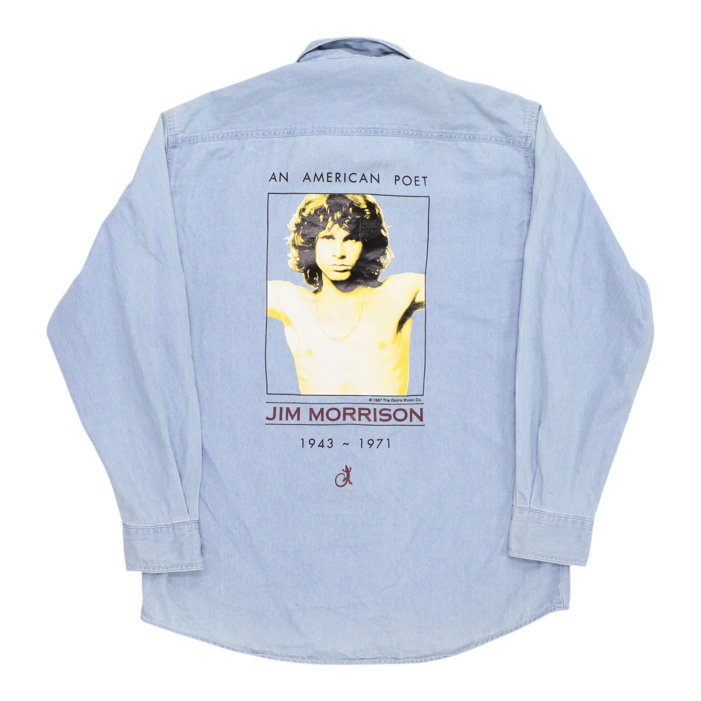 1997 Jim Morrison The Doors Denim Shirt