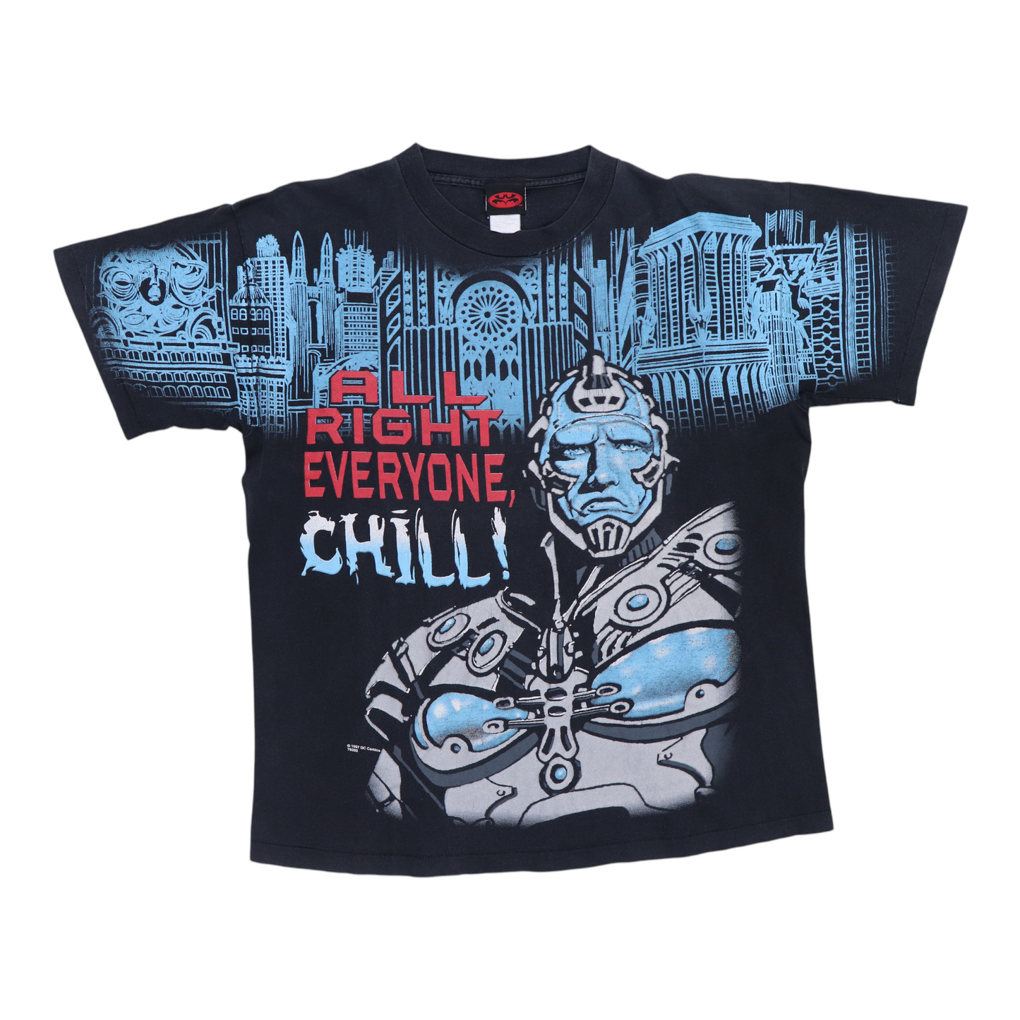 1997 Mr Freeze Everybody Chill Batman DC Comics Shirt