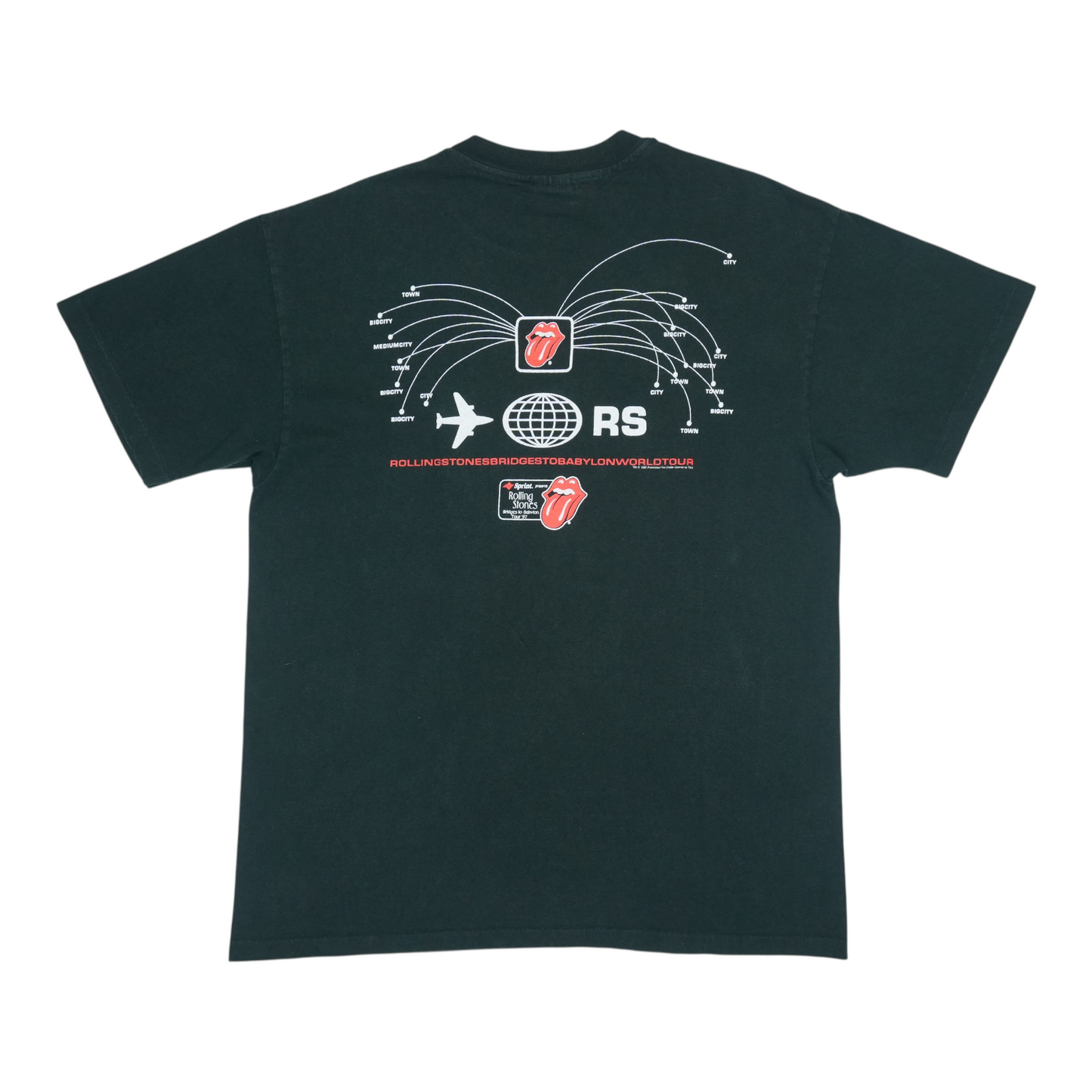 1997 Rolling Stones Bridges To Babylon Tour Shirt