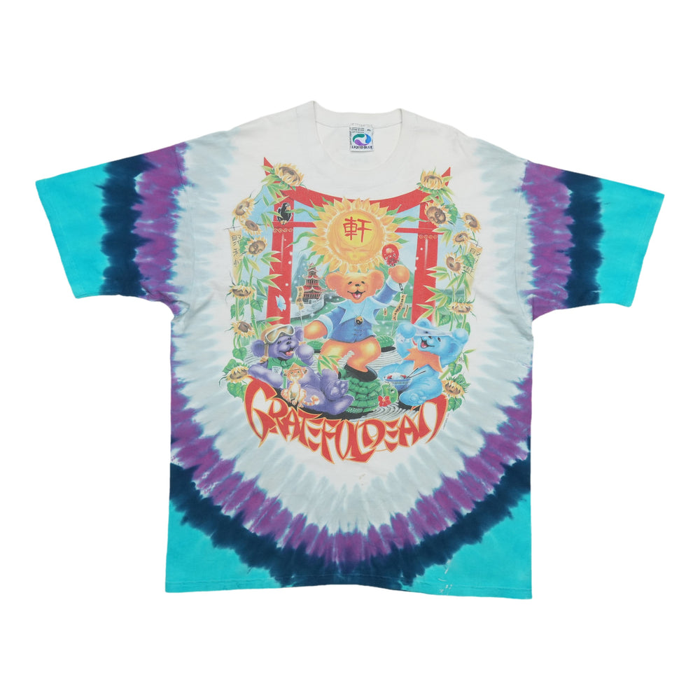 1997 Grateful Dead China Rider Tie Dye Shirt Front