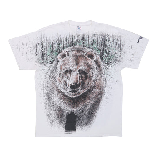 1998 Bear All Over Graphic Shirt