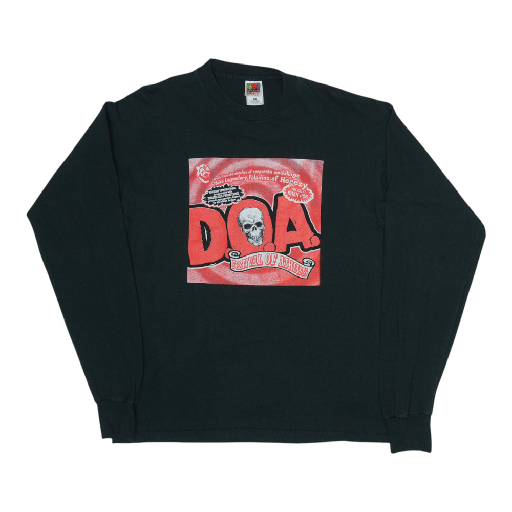 1998 DOA Fuck God Satan We're Atheists Long Sleeve Shirt