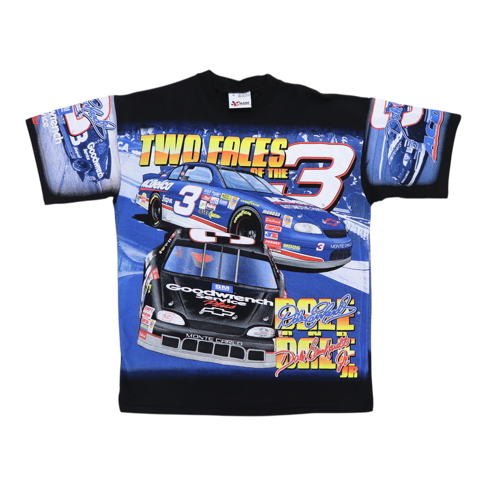 1998 Dale Earnhardt Two Faces Nascar All Over Print Shirt