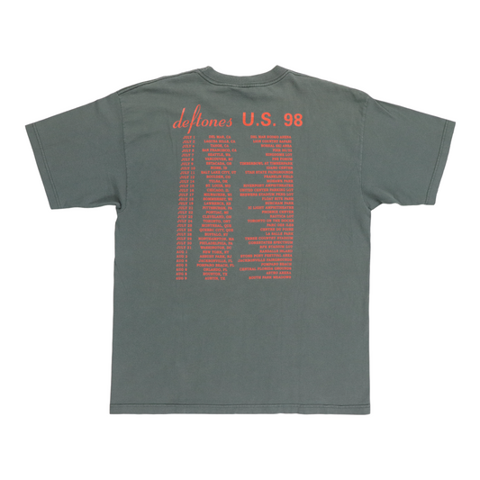 1998 Deftones Around The Fur Tour Shirt Back