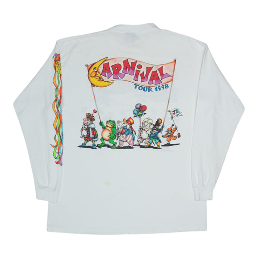 1998 Jimmy Buffett Spring Tour Long Sleeve Shirt Back