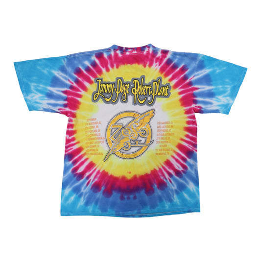 1998 Jimmy Page Robert Plant Zoso Tour Tie Dye Shirt