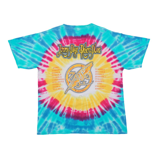 1998 Jimmy Page Robert Plant Zoso Tour Tie Dye Shirt